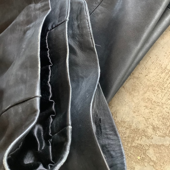 Vintage Danilo Italy Leather Trench Jacket - Picture 8 of 10